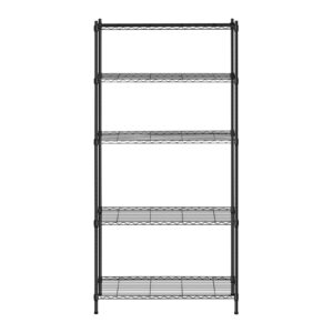 Regał magazynowy druciany ażurowy kolor czarny 180x90x35cm do 150kg 11 Regał magazynowy druciany ażurowy kolor czarny 180x90x35cm do 150kg - obrazek 4