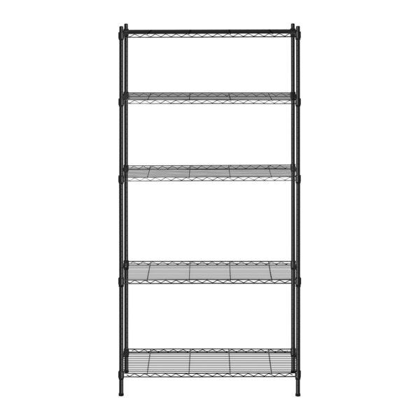 Regał magazynowy druciany ażurowy kolor czarny 180x90x35cm do 150kg 3 10011226 3