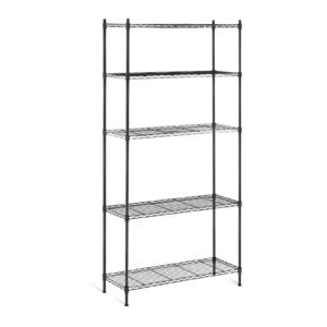 Regał magazynowy druciany ażurowy kolor czarny 180x90x35cm do 150kg 8 Regał magazynowy druciany ażurowy kolor czarny 180x90x35cm do 150kg - obrazek 1