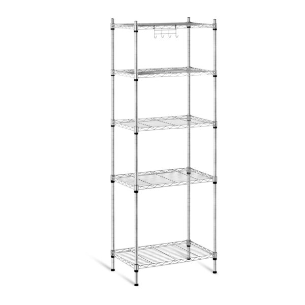 Regał magazynowy druciany ażurowy kolor szary 150x55x35cm do 150kg 1 10011227 1
