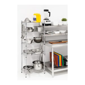Regał magazynowy druciany ażurowy kolor szary 150x55x35cm do 150kg 15 Regał magazynowy druciany ażurowy kolor szary 150x55x35cm do 150kg - obrazek 8