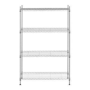 Regał magazynowy druciany ażurowy chromowany 137x90x35cm do 120kg 11 Regał magazynowy druciany ażurowy chromowany 137x90x35cm do 120kg - obrazek 4