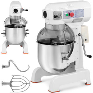 Mikser robot planetarny spiralny z opuszczaną misą 20 l 700 W 8 Mikser robot planetarny spiralny z opuszczaną misą 20 l 700 W - obrazek 1