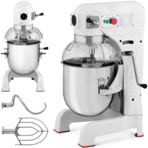 Mikser robot planetarny spiralny z opuszczaną misą 30 l 1100 W 8 Mikser robot planetarny spiralny z opuszczaną misą 30 l 1100 W - obrazek 1
