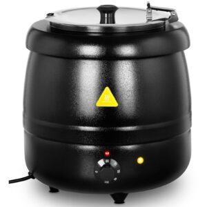 Elektryczny kociołek garnek do zupy 10 l czarny 8 Elektryczny kociołek garnek do zupy 10 l czarny - obrazek 2