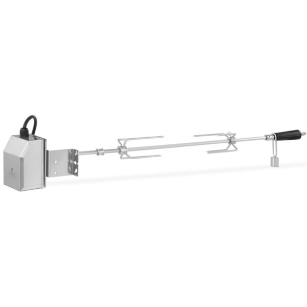 Rożen elektryczny obrotowy do grilla ze stali nierdzewnej 83 cm 2 obr./min 1 10011430 1