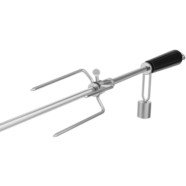 Rożen elektryczny obrotowy do grilla ze stali nierdzewnej 83 cm 2 obr./min 3 10011430 3