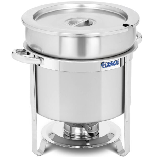 Podgrzewacz do potraw stołowy okrągły na pastę z pokrywą 10.5 l 1 10011435 1