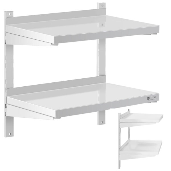 10011457-polka-scienna-wiszaca-gastronomiczna-podwojna-z-regulacja-stal-60-x-40-cm-ean-4062859991010-hurtownia-sklep 10011457 polka scienna wiszaca gastronomiczna podwojna z regulacja stal 60 x 40 cm ean 4062859991010 hurtownia sklep
