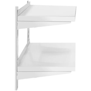 Półka ścienna wisząca gastronomiczna podwójna z regulacją STAL 80 x 40 cm 6 Półka ścienna wisząca gastronomiczna podwójna z regulacją STAL 80 x 40 cm - obrazek 3