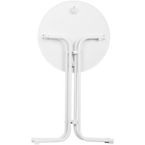 Stół stolik barowy okrągły wysoki składany śr. 70 cm wys. 110 cm biały 11 Stół stolik barowy okrągły wysoki składany śr. 70 cm wys. 110 cm biały - obrazek 6
