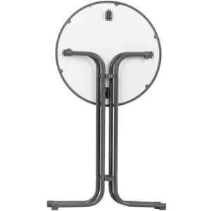 Stół stolik barowy okrągły wysoki składany śr. 70 cm wys. 110 cm szary 11 Stół stolik barowy okrągły wysoki składany śr. 70 cm wys. 110 cm szary - obrazek 6