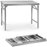 10011483 stol ze stali nierdzewnej laboratoryjny skladany 120 x 70 cm hurtownia sklep dystrybutor