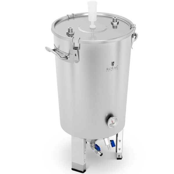 Pojemnik kocioł fermentacyjny fermentator do piwa z chłodnicą 30L 1 10011529 1