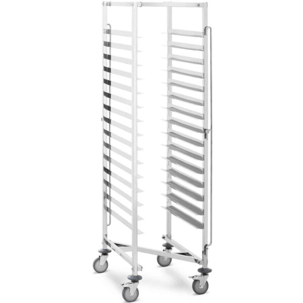 Wózek piekarniczy transportowy do blach tac 15 półek 600 x 400 mm 1 10011531 1