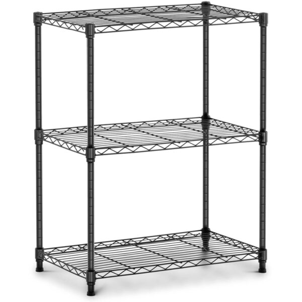 Regał magazynowy druciany ażurowy 3 półki 60 x 35 x 77 cm do 120 kg 1 10011578 1