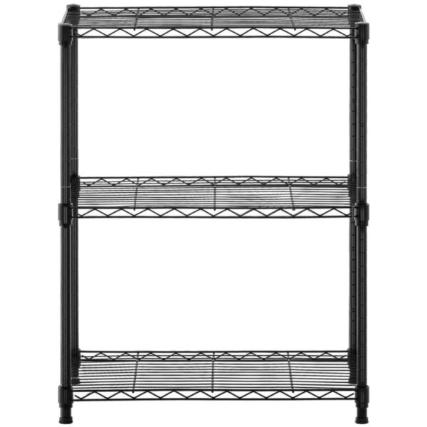 Regał magazynowy druciany ażurowy 3 półki 60 x 35 x 77 cm do 120 kg 4 10011578 4