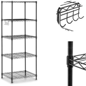 Regał magazynowy druciany ażurowy 5 półek 55 x 44.5 x 150 cm do 150 kg 5 Regał magazynowy druciany ażurowy 5 półek 55 x 44.5 x 150 cm do 150 kg - obrazek 1