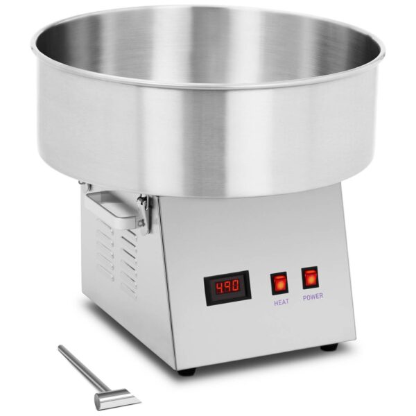 Maszyna do waty cukrowej elektryczna stalowa 52 cm 1080 W 1 10011583 1