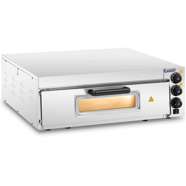 Piec do pizzy jednokomorowy z szybą 1 pizza 60 cm 230 V 3000 W 1 10011584 1
