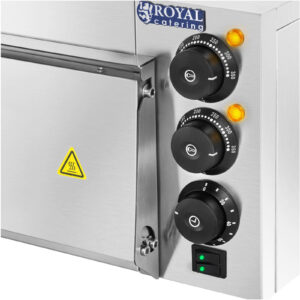 Piec do pizzy jednokomorowy z szybą 1 pizza 60 cm 230 V 3000 W 9 Piec do pizzy jednokomorowy z szybą 1 pizza 60 cm 230 V 3000 W - obrazek 3