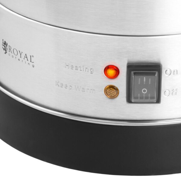 Warnik podgrzewacz do wody grzańca podwójne ścianki stalowy 23.5L 2500 W 2 10011696 2