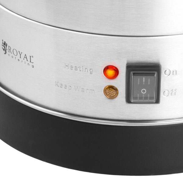 Warnik podgrzewacz do wody grzańca podwójne ścianki stalowy 14.5L 2500 W 2 10011698 2