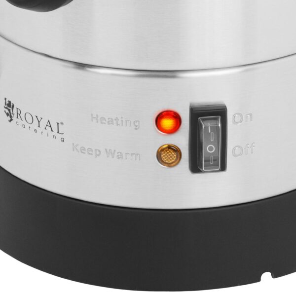 Warnik podgrzewacz do wody grzańca podwójne ścianki stalowy 8.7L 1500 W 2 10011699 2