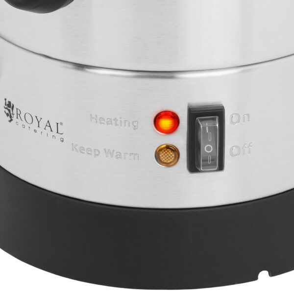 Warnik podgrzewacz do wody grzańca podwójne ścianki stalowy 6.5L 1500 W 2 10011700 2