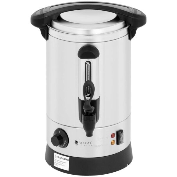 Warnik podgrzewacz do wody grzańca podwójne ścianki stalowy 6.5L 1500 W 5 10011700 5