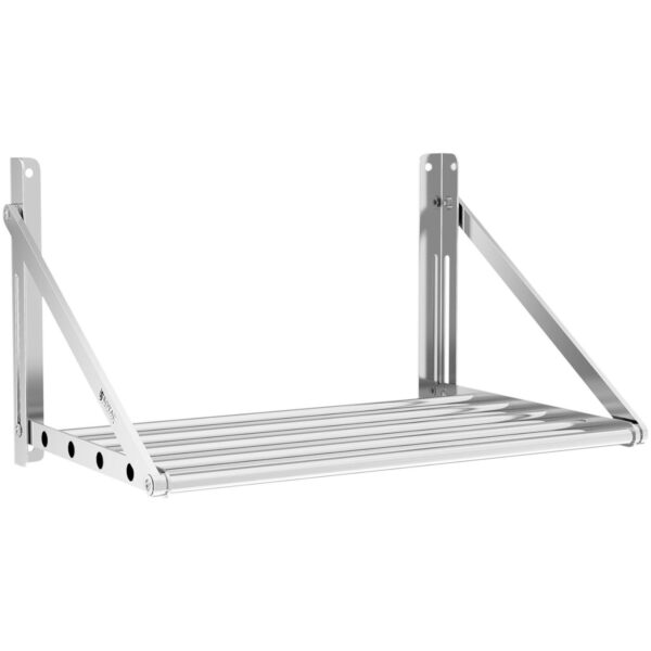 Półka ścienna składana ze stali nierdzewnej do 40 kg 60 x 45 cm 1 10011728 1