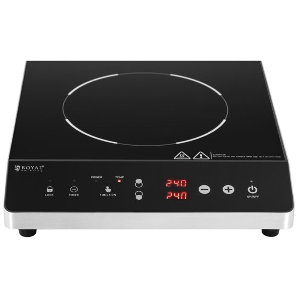 Kuchenka płyta indukcyjna nastawna 2 pola grzewcze śr. 26 cm LED 1800 W 2 10011748 2