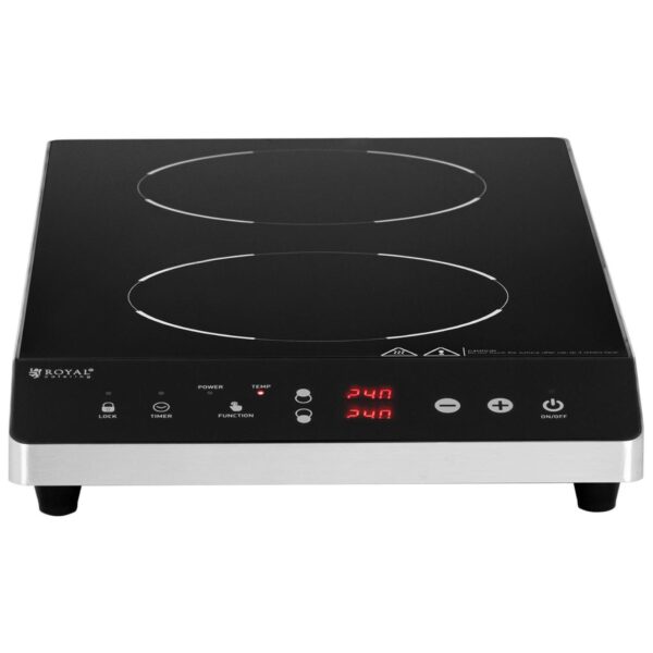 Kuchenka płyta indukcyjna nastawna 2 pola grzewcze śr. 26 cm LED 1800 W 4 10011748 4