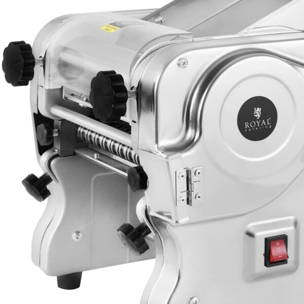 Maszynka krajalnica do wyrobu makaronu elektryczna ze stali nierdzewnej 230 V 550 W 180 mm 4 10011754 4