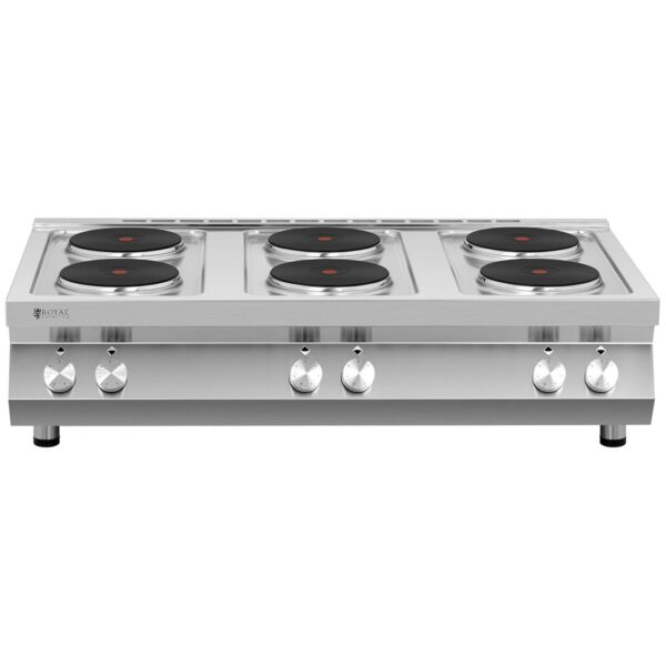 Kuchnia elektryczna 6-płytowa nastawna śr. 22 cm 6 x 2600 W 400 V ITALY 4 10011759 4