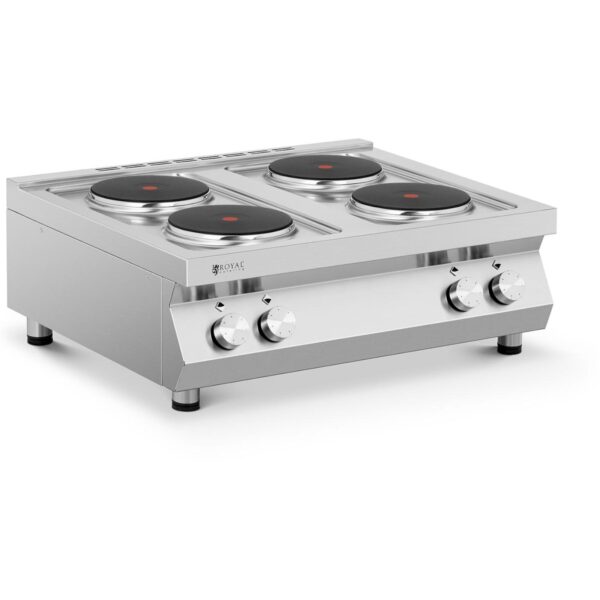 Kuchnia elektryczna 4-płytowa nastawna śr. 22 cm 4 x 2600 W 400 V ITALY 1 10011762 1