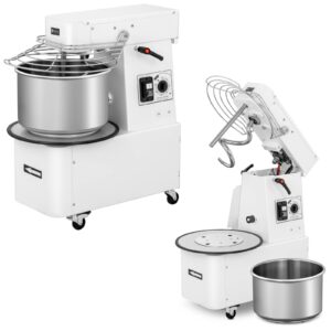 Miesiarka planetarna mikser spiralny do ciasta z wyjmowaną dzieżą 15 l 48 kg/h 750 W ITALY 8 Miesiarka planetarna mikser spiralny do ciasta z wyjmowaną dzieżą 15 l 48 kg/h 750 W ITALY - obrazek 1