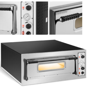 Profesjonalny piec do pizzy elektryczny jednokomorowy 6 pizz śr. 32 cm 400 V 7200 W ITALY 8 Profesjonalny piec do pizzy elektryczny jednokomorowy 6 pizz śr. 32 cm 400 V 7200 W ITALY - obrazek 1