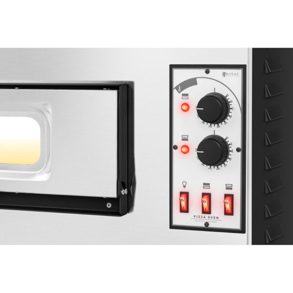 Piec do pizzy jednokomorowy 1 pizza śr. 45 cm 400 V 5000 W ITALY 2 10011809 2