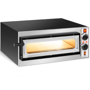 Piec do pizzy jednokomorowy z szybą 1 pizza śr. 32 cm 230 V 1600 W ITALY 9 Piec do pizzy jednokomorowy z szybą 1 pizza śr. 32 cm 230 V 1600 W ITALY - obrazek 2