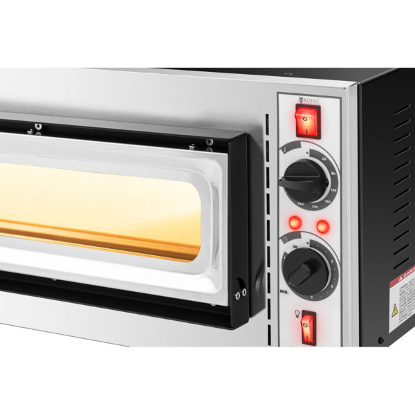 Piec do pizzy jednokomorowy z szybą 1 pizza śr. 32 cm 230 V 1600 W ITALY 2 10011810 2