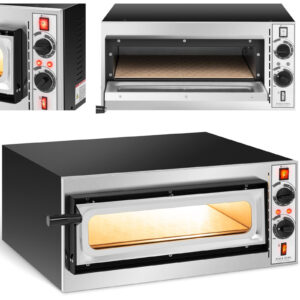 Piec do pizzy jednokomorowy z szybą 1 pizza śr. 32 cm 230 V 1600 W ITALY 8 Piec do pizzy jednokomorowy z szybą 1 pizza śr. 32 cm 230 V 1600 W ITALY - obrazek 1