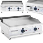 10011917 grill gazowy podwojny gladki nastawny nierdzewny na gaz ziemny 2x 31 kw 002 bar 745 x 40 cm ean 4062859008534 hurtownia zielona gora