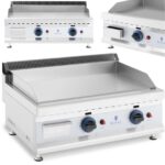 10011919 grill gazowy podwojny gladki nastawny nierdzewny na gaz ziemny 2x 31 kw 002 bar 60 x 40 cm ean 4062859008558 hurtownia zielona gora