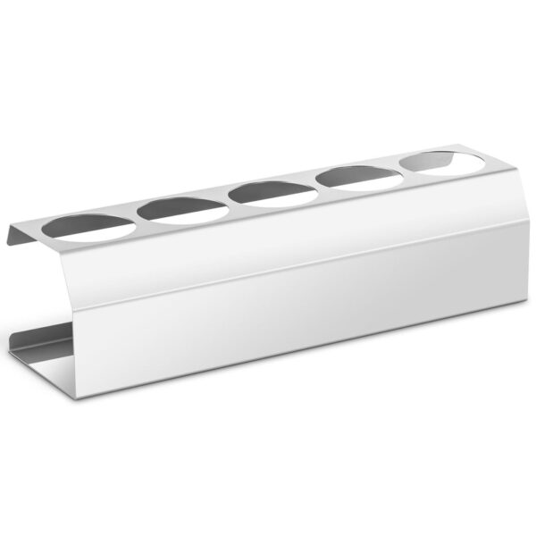Stojak ekspozytor na butelki dyspensery do sosów stal nierdzewna 5x śr. 73 mm 1 10011970 1