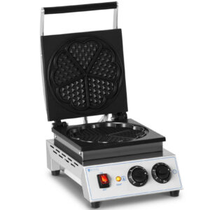 Gofrownica serca do gofrów belgijskich śr. 23 cm TEFLON 1500 W 6 Gofrownica serca do gofrów belgijskich śr. 23 cm TEFLON 1500 W - obrazek 2