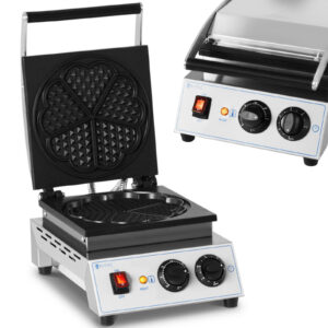 Gofrownica serca do gofrów belgijskich śr. 23 cm TEFLON 1500 W 5 Gofrownica serca do gofrów belgijskich śr. 23 cm TEFLON 1500 W - obrazek 1