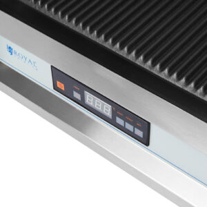 Grill kontaktowy ryflowany sterowany elektronicznie 34 x 23 cm 2200 W 7 Grill kontaktowy ryflowany sterowany elektronicznie 34 x 23 cm 2200 W - obrazek 3