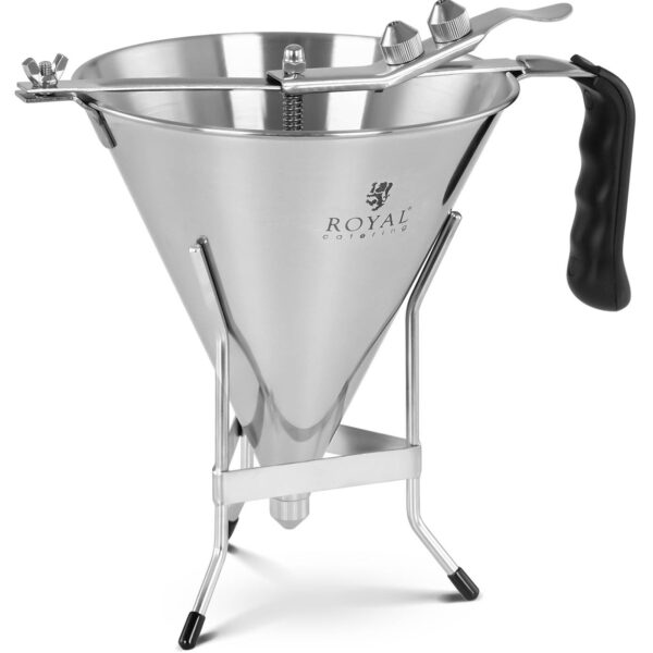 Dozownik pistolet do sosów kremów ze stali nierdzewnej + stojak 3 dysze 1.8 l 1 10012060 1