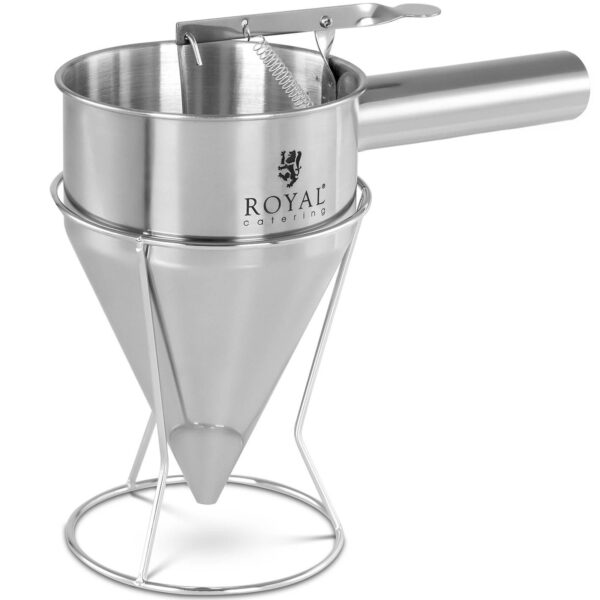 Dozownik pistolet do sosów kremów ze stali nierdzewnej dysza śr. 8 mm 1.2 l 1 10012062 1